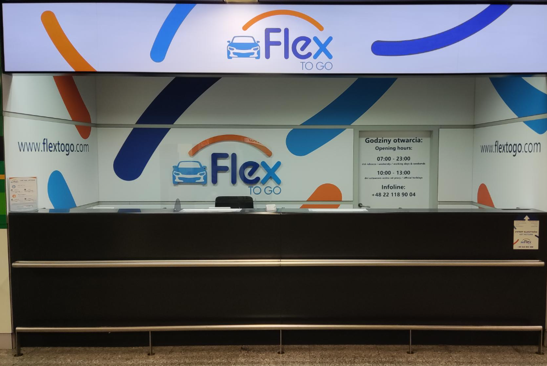 Flex to Go rental counter Resource Partners