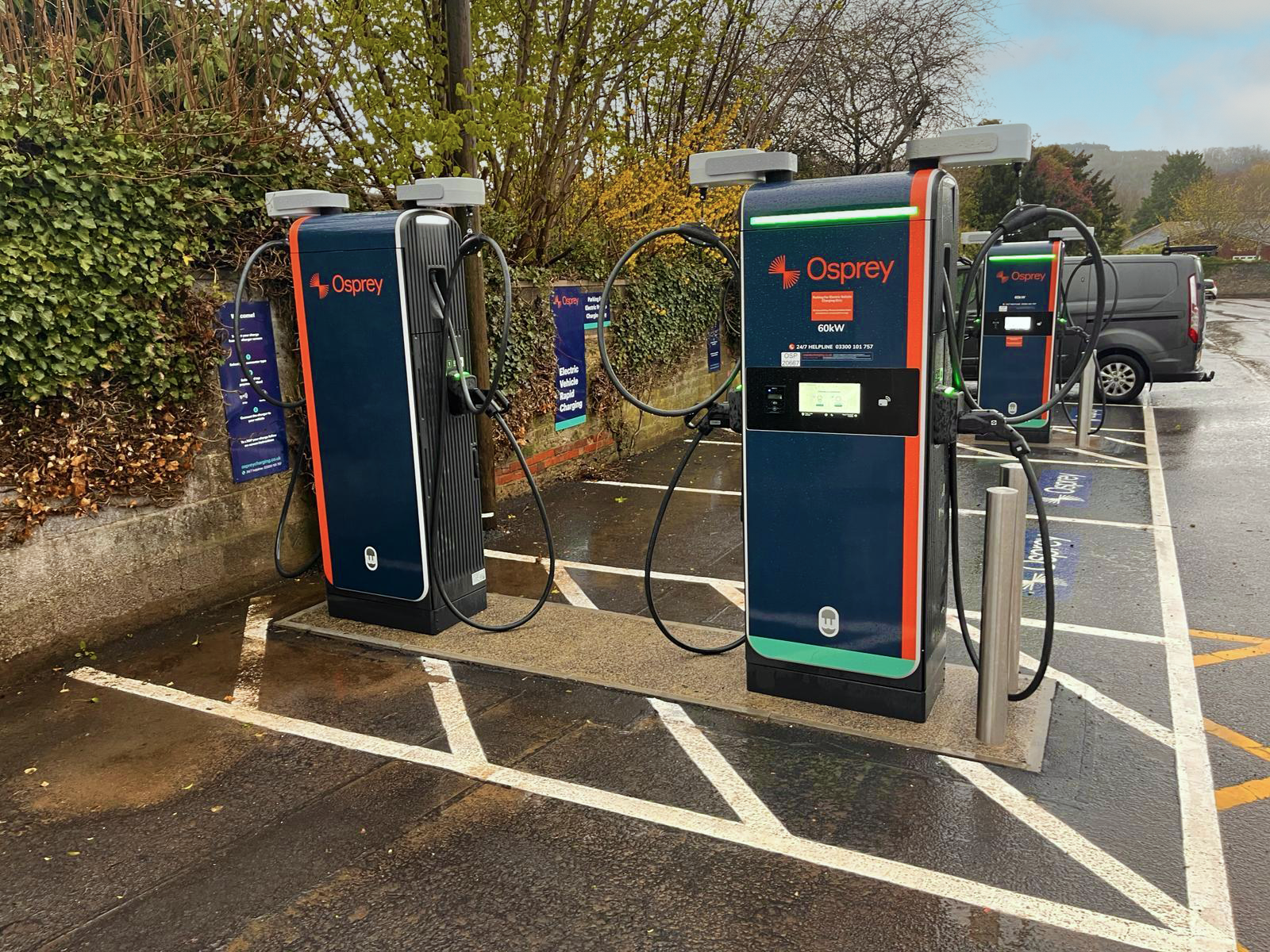 NewRiver REIT plc and Osprey Charging Network form new EV rapid charging partnership
